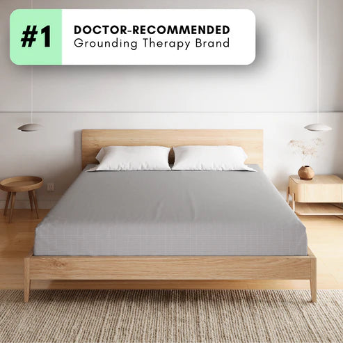 Grounding Silver Bed Sheet