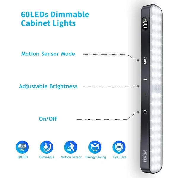 60 LED Motion Sensor Cabinet Light