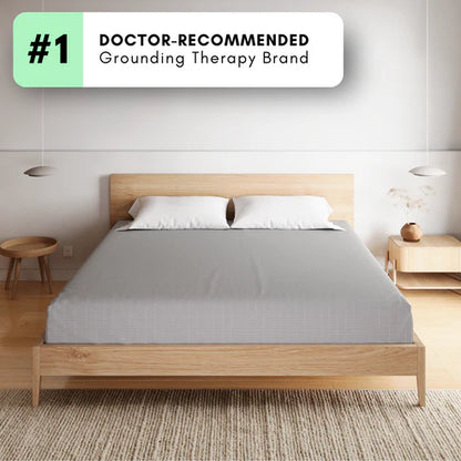 Grounding Silver Bed Sheet