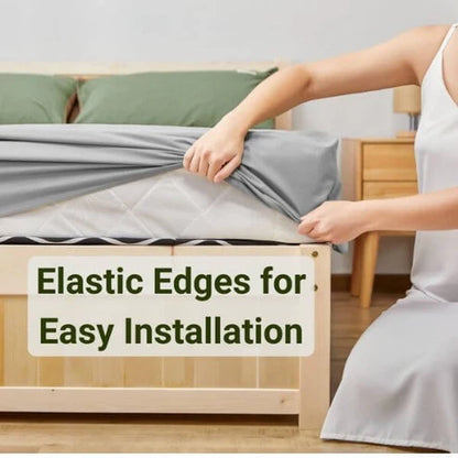 Grounding Silver Bed Sheet
